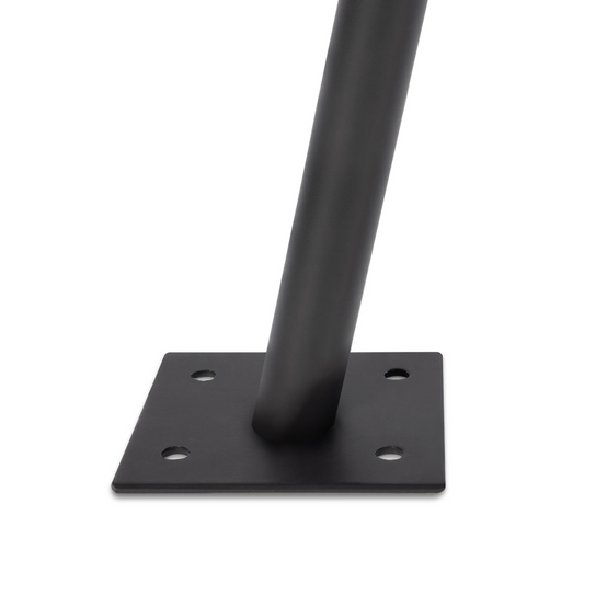 Lot de 2 mâts de fixation réglables pour voile d'ombrage H.220 CM poteaux et bases acier - Image 3