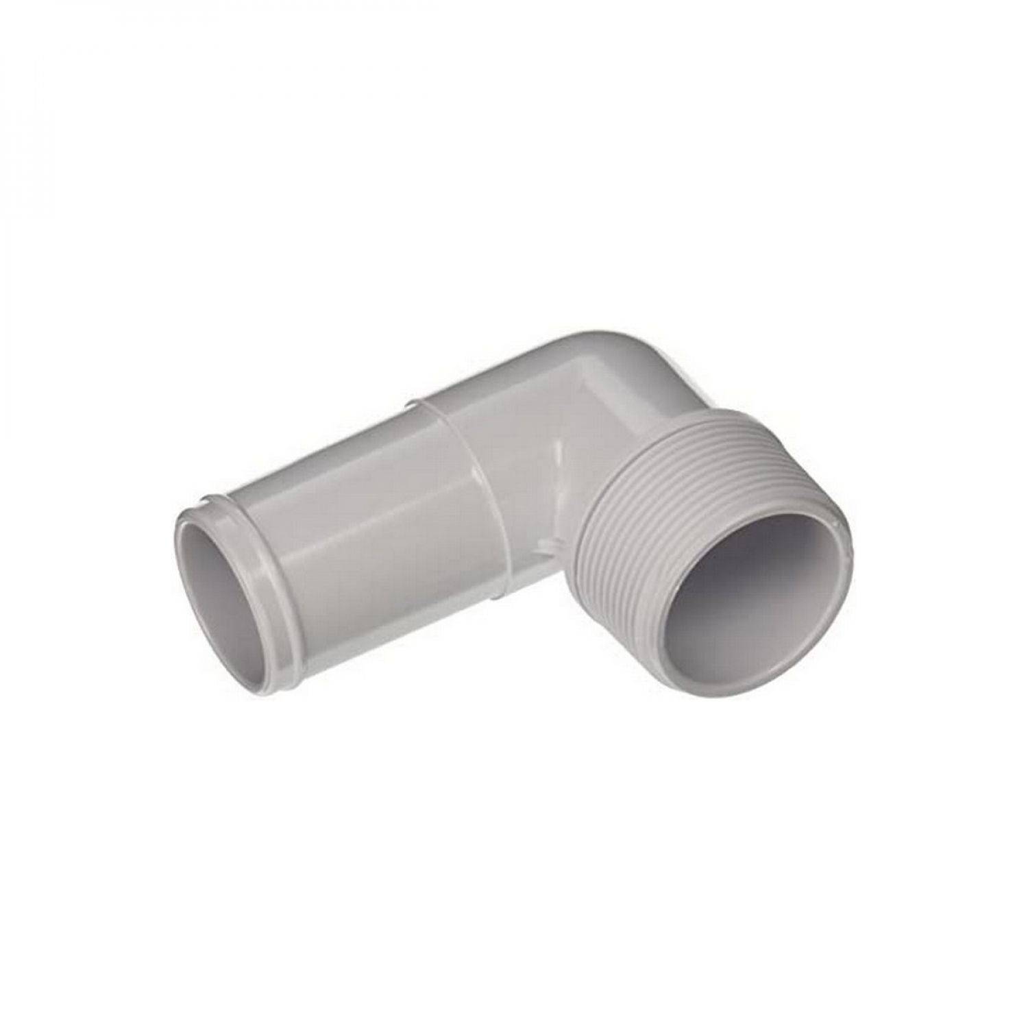 Hayward - Coude 1.5 pouce x 38 mm bosselé - Blanc - SPX1105Z3 - Hayward
