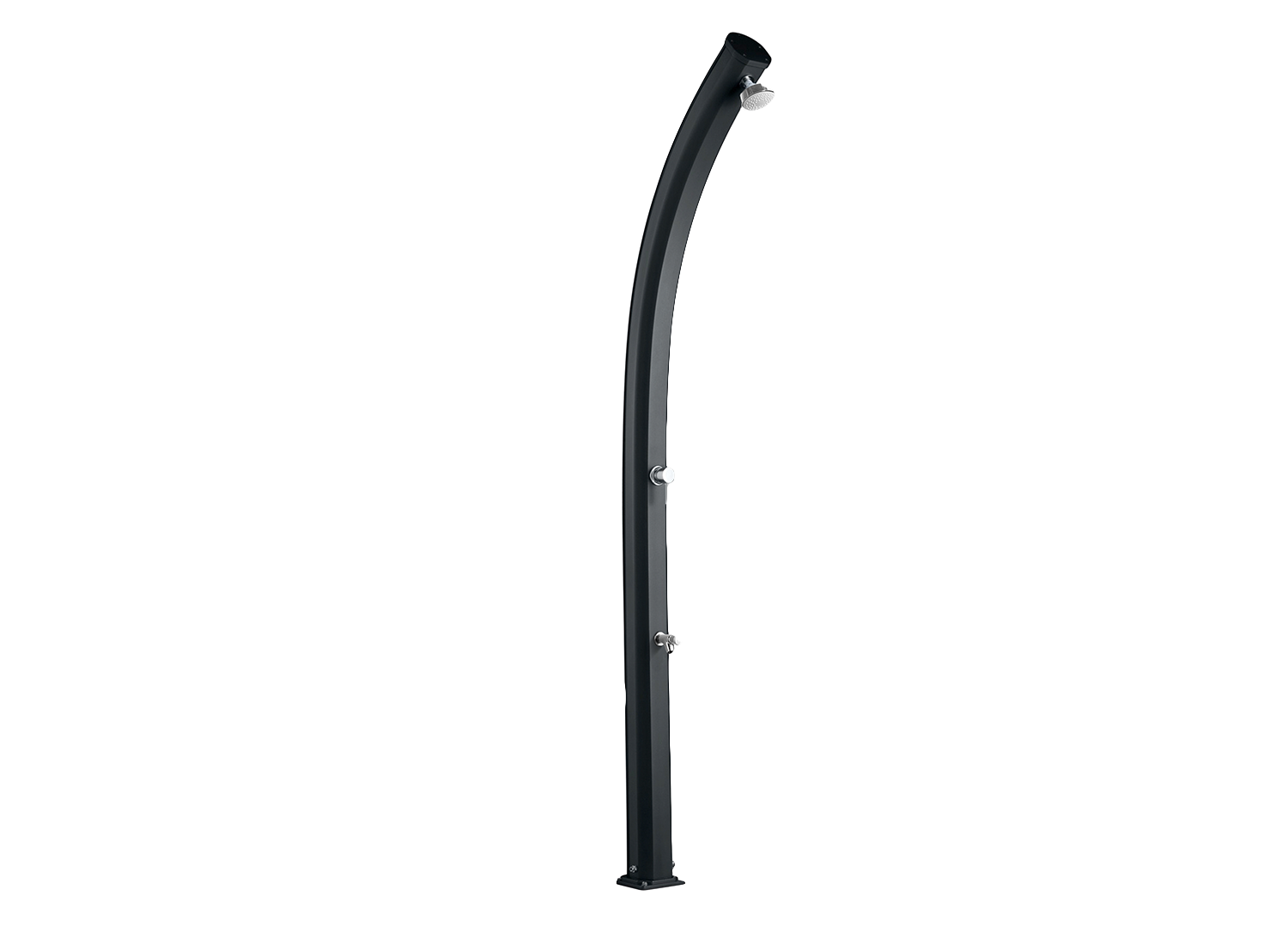 Douche solaire aluminium  Jolly  A520 ANTHRACITE by ARKEMA DESIGN - Imagen 1