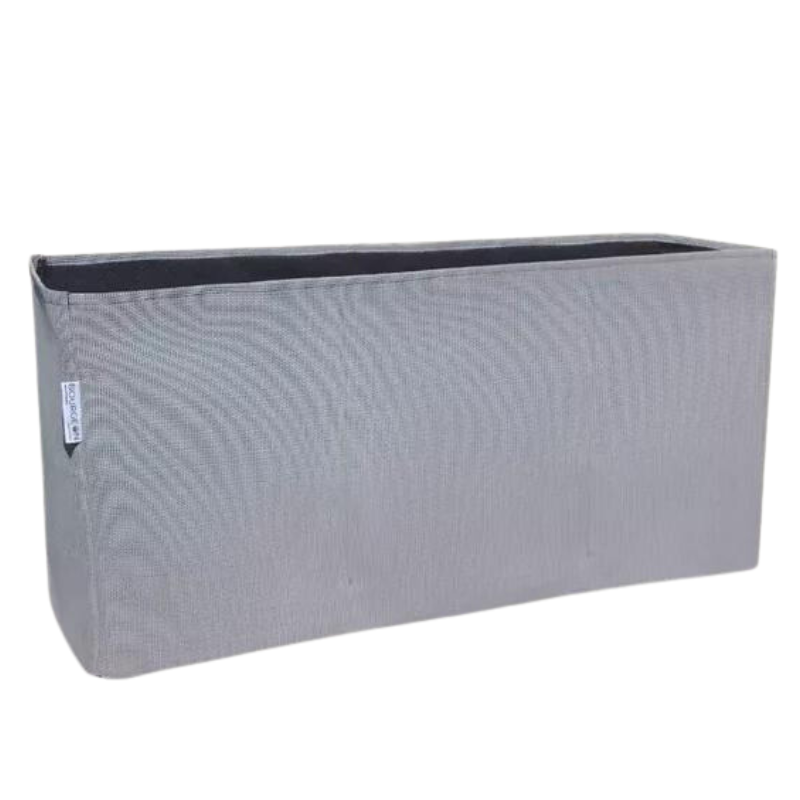 Bourgeon - Jardinière balcon respirante 75 cm Gris - Bourgeon - Imagen 1