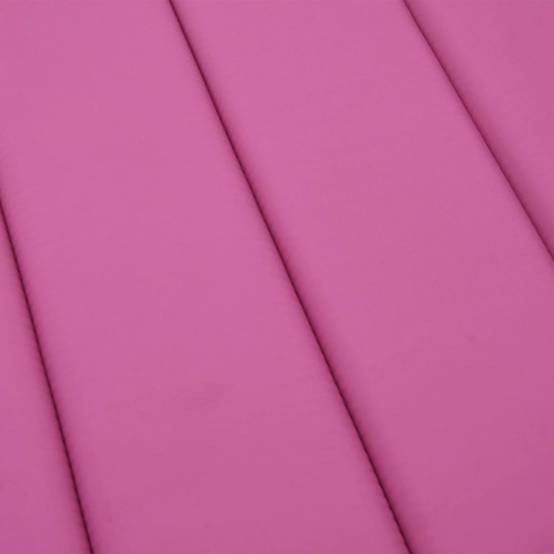 Coussin Matelas pour Transat Tissu Oxford Imperméable pour Jardin Piscine Rose 200x60cm – ComfortXL Outdoor Living - Image 7