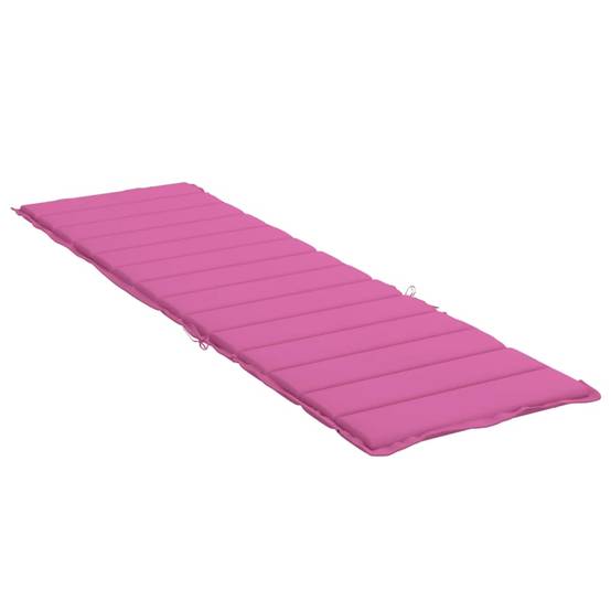 Coussin Matelas pour Transat Tissu Oxford Imperméable pour Jardin Piscine Rose 200x60cm – ComfortXL Outdoor Living - Image 4