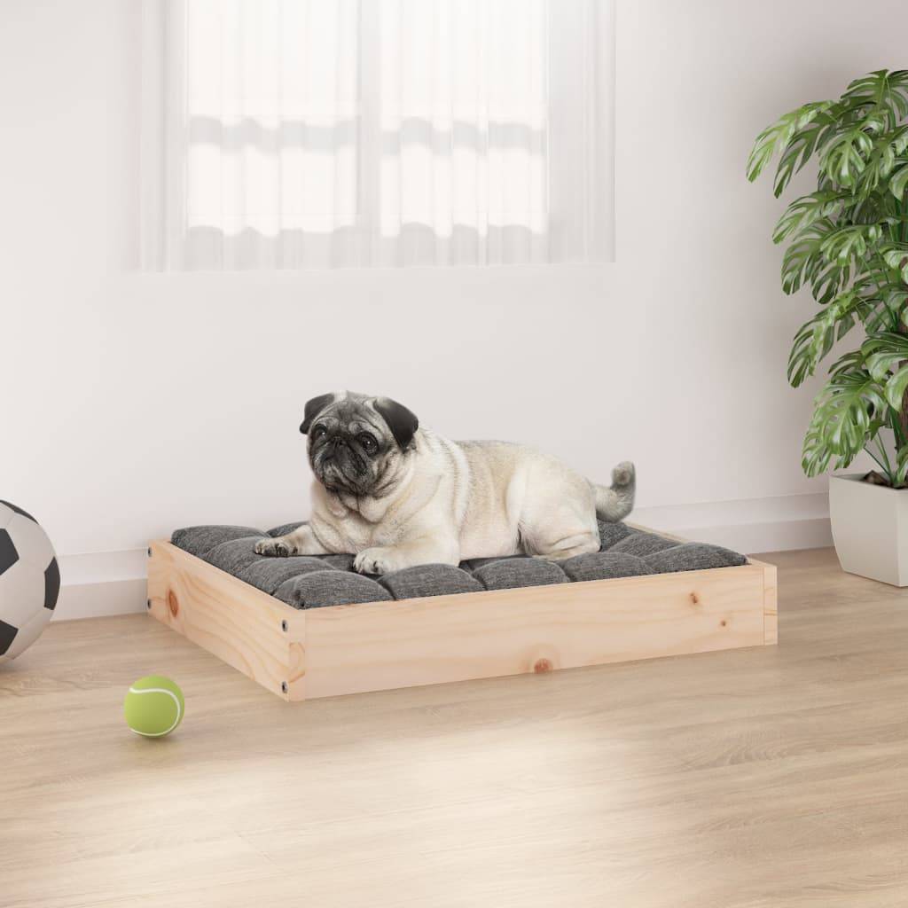 Vidaxl - Lit pour chien 61,5x49x9 cm Bois de pin solide vidaXL 820851 - Imagen 1