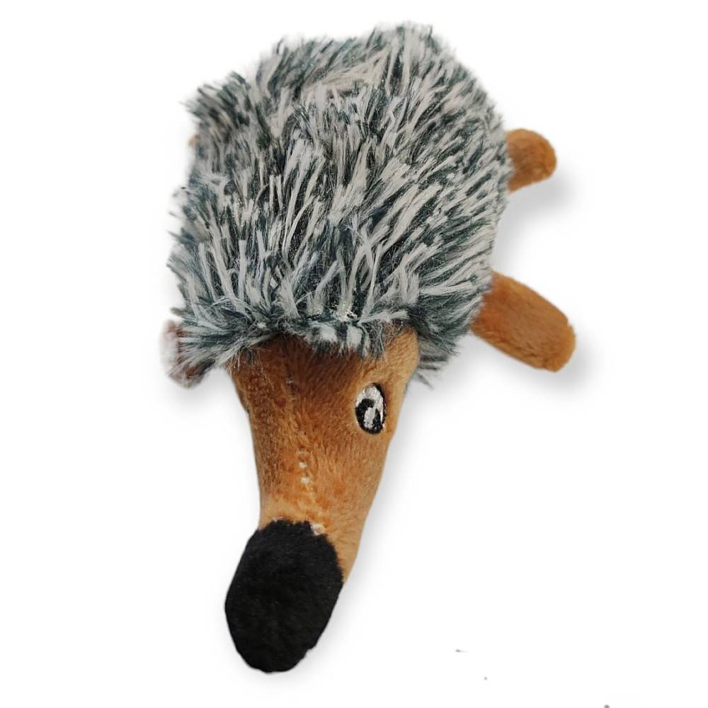 Animallparadise - Hérisson bébé en peluche pour chiens taille 12cm - Imagen 3
