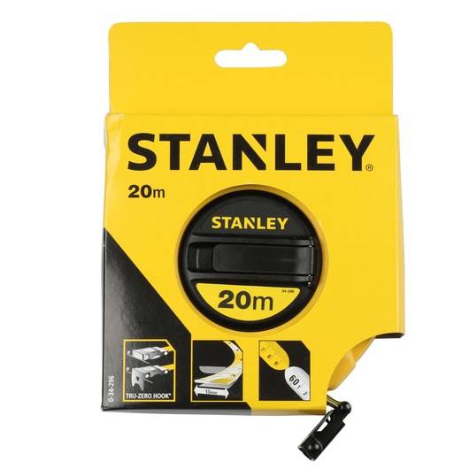 stanley - Mesure longue ruban fibre de verre 20mx12,7mm - STANLEY - 0-34-296 - Image 2