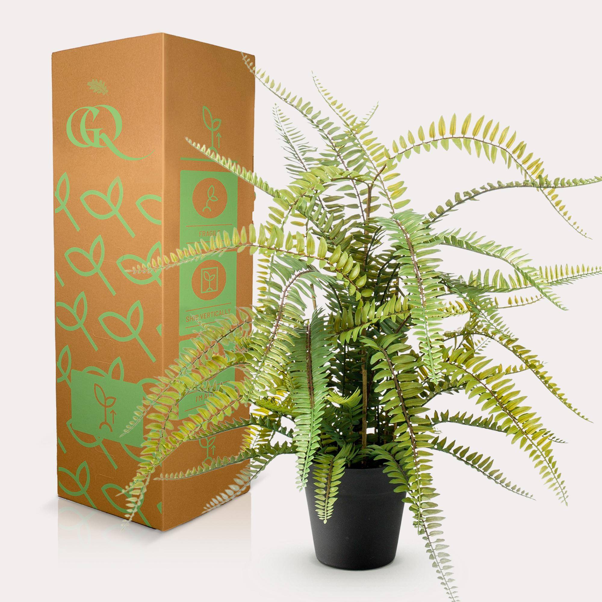 La Green Touch - Fougère de Boston plante artificielle - h70cm, Ø15cm- La Green Touch - Imagen 4