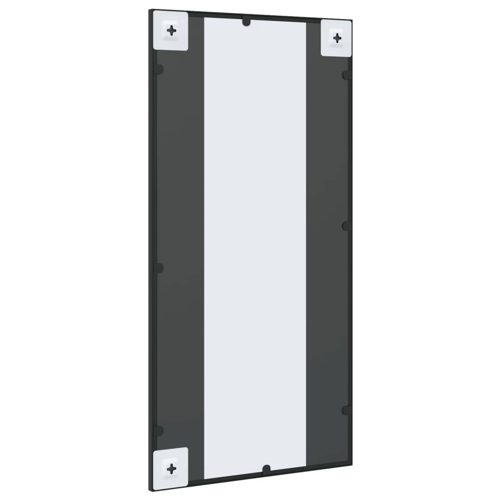 Maison Chic - Miroir mural - Miroir décoratif noir 40x80 cm rectangulaire fer - Image 5