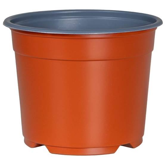 Lot de 200 Pots de Fleurs Plastique pour Semis Intérieur Extérieur Drainage 10x8 cm Terre Cuite - ComfortXL Outdoor Living - Image 2