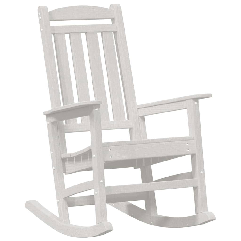 Vidaxl - Chaise Berçante de Jardin Blanc 92 x 70 x 108 cm HDPE vidaXL 42006613 - Image 2