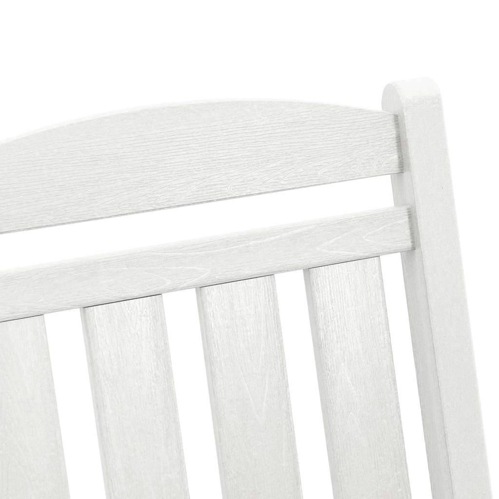 Vidaxl - Chaise Berçante de Jardin Blanc 92 x 70 x 108 cm HDPE vidaXL 42006613 - Image 10