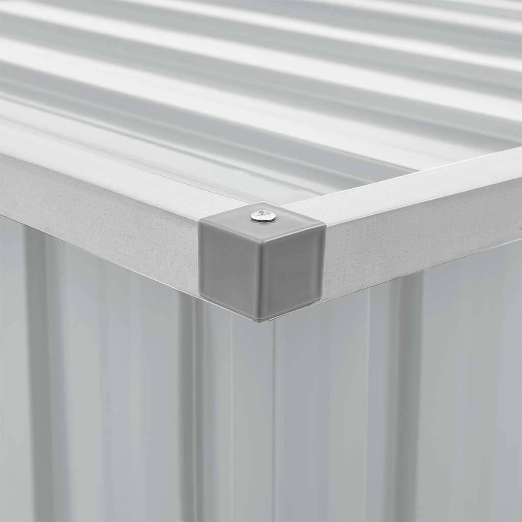 PANGIVO - Coffre de rangement acier galvanisé gris 109 x 67 x 65 cm - PANGIVO - Image 7