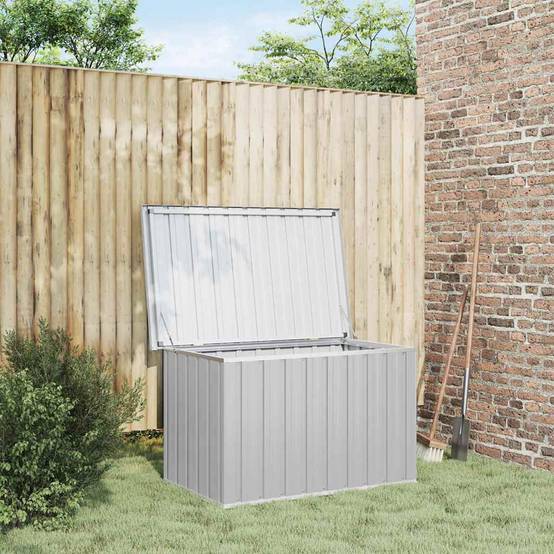 PANGIVO - Coffre de rangement acier galvanisé gris 109 x 67 x 65 cm - PANGIVO - Image 3