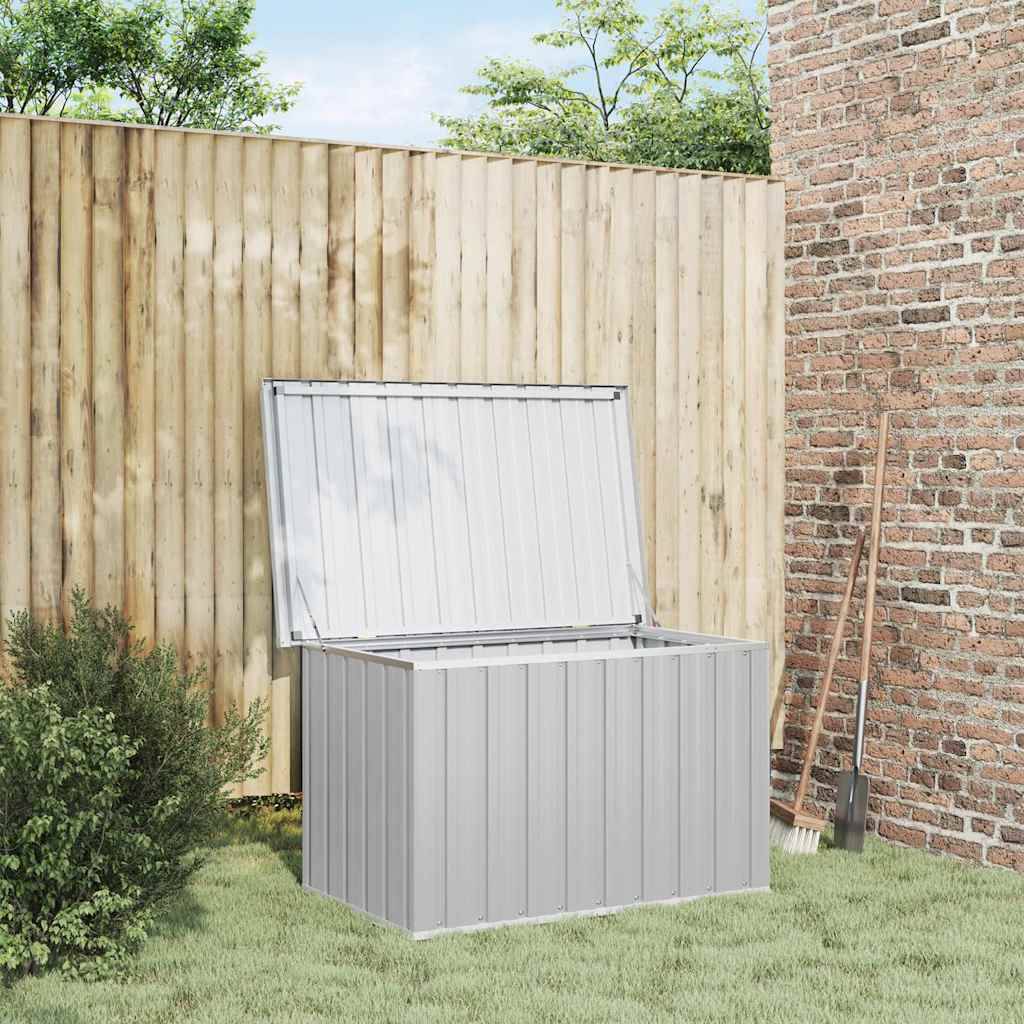 PANGIVO - Coffre de rangement acier galvanisé gris 109 x 67 x 65 cm - PANGIVO - Image 3