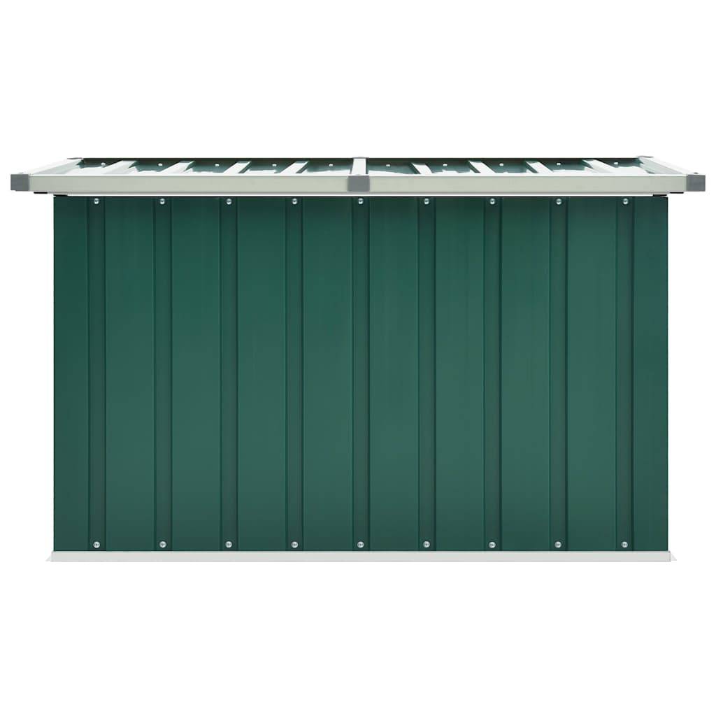 Coffre de rangement acier galvanisé vert 109 x 67 x 65 cm - PANGIVO - Image 5