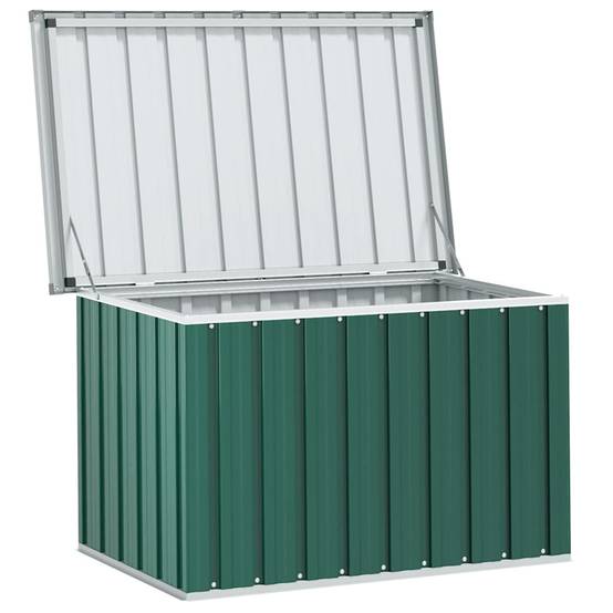 Coffre de rangement acier galvanisé vert 109 x 67 x 65 cm - PANGIVO - Image 4