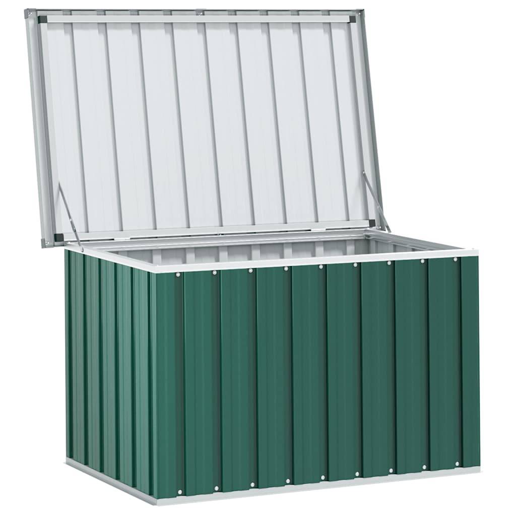 Coffre de rangement acier galvanisé vert 109 x 67 x 65 cm - PANGIVO - Image 4
