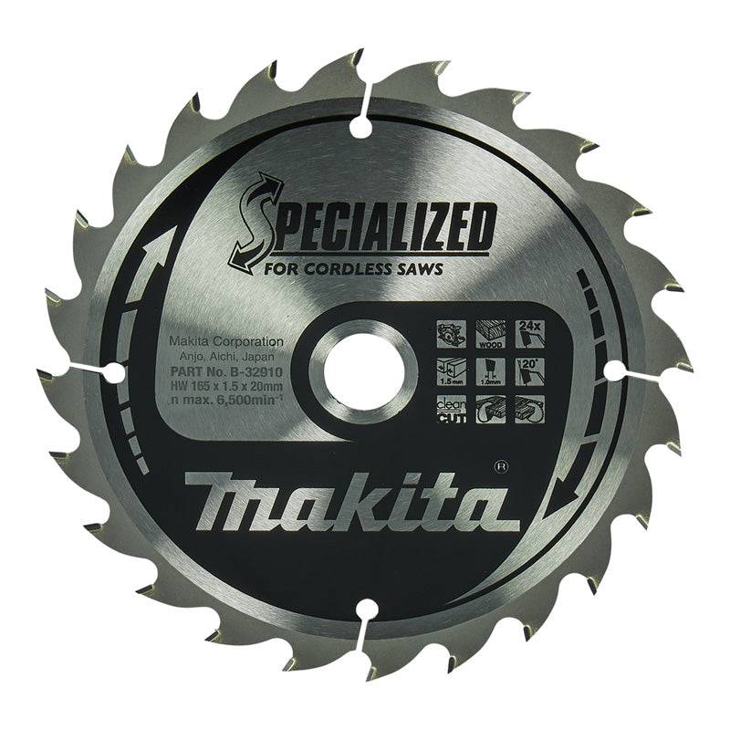 Makita - Lames Carbure "Specialized" pour Bois, pour scies circulaires à batterie MAKITA - taille Ø165 mm x 44 Dents - MAKITA ACCESSOIRES - Imagen 2