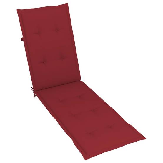 Bain de soleil - Transat - Chaise longue repose-pied et coussin Acacia solide - MEUBLE PRO-JU6681 - Image 7