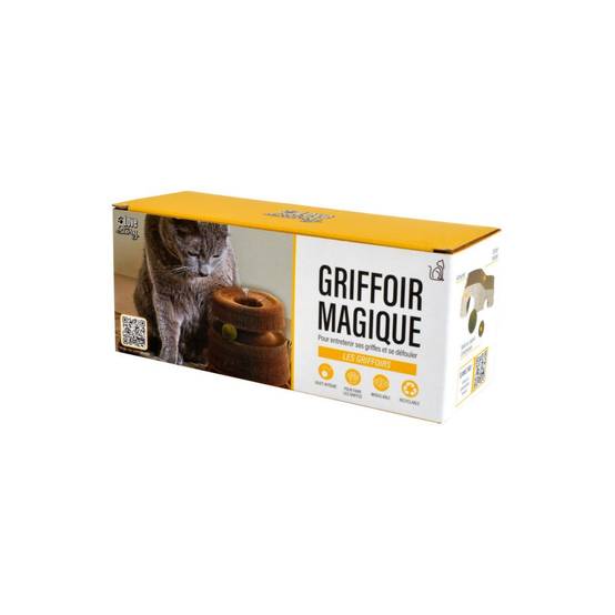 Love Story - Jouet Griffoir Pour Chat "Magique" 18cm Naturel - Image 3