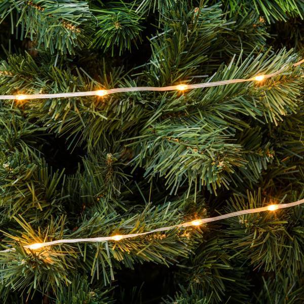 Lotti - Guirlande lumineuse gouttes 30m 400 LED haute luminosité ambrée 8 modes lumière câble transparent IP44 Lotti - Imagen 4