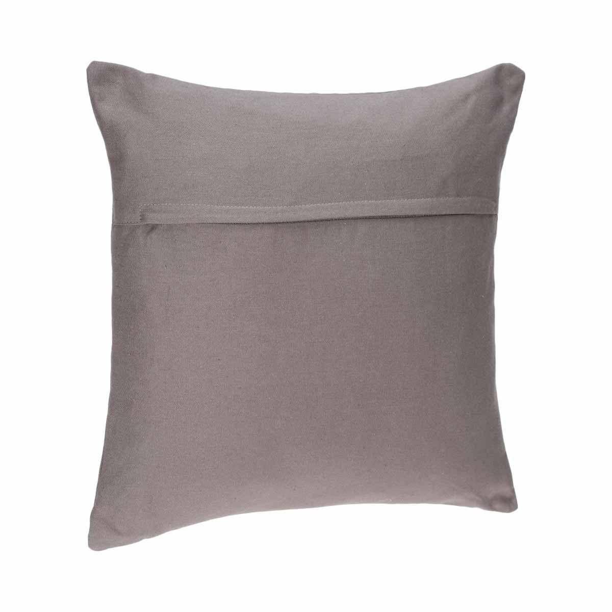 Atmosphera - Coussin déhoussable coton gris 38x38cm - Atmosphera Créateur d'intérieur - Imagen 4