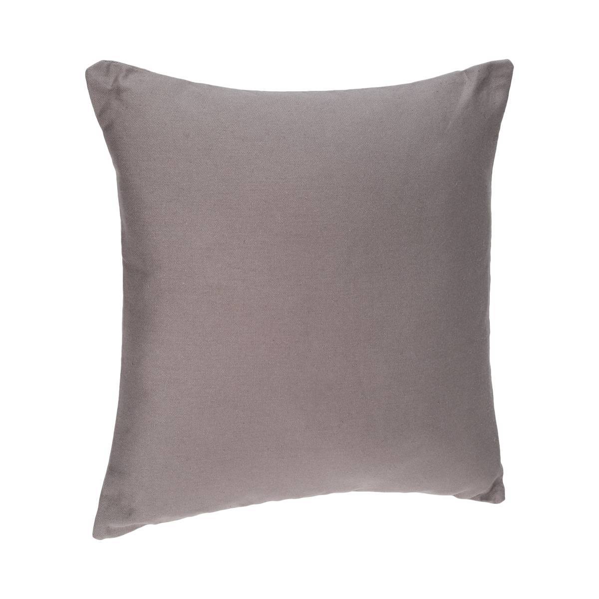 Atmosphera - Coussin déhoussable coton gris 38x38cm - Atmosphera Créateur d'intérieur - Imagen 1