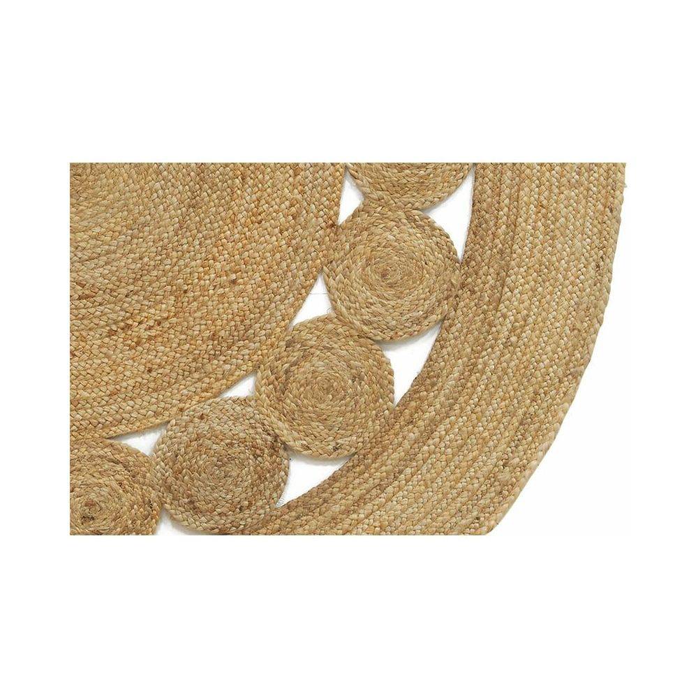 Aubry Gaspard - Tapis rond en jute naturelle ajourée Diamètre 120 cm - Imagen 2