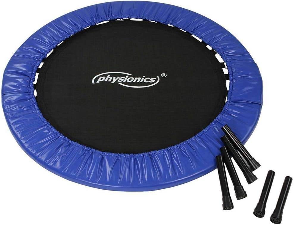 Helloshop26 - Mini trampoline de fitness diamètre au choix diamètre 96 cm pieds antidérapants usage intérieur extérieur trampoline de gymnastique entraînement jump - Imagen 4