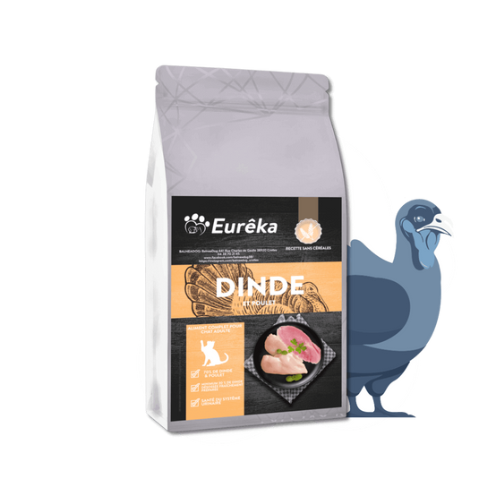 Croquettes chat adulte holistic sans céréales - Dinde et poulet - 5 Kg - Image 1