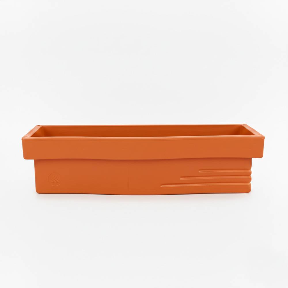 Jardinière design effet pierre 70l avec réserve d'eau-plast'up rotomoulage - Image 1