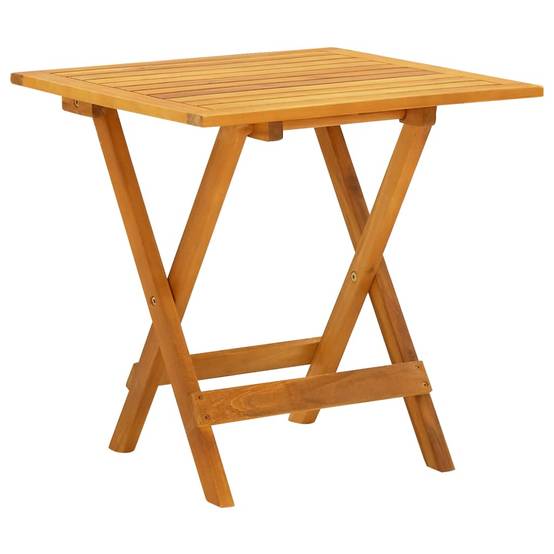 Bain de soleil - Transat - Chaise longue avec table Acacia massif et textilène - MEUBLE PRO - Image 6