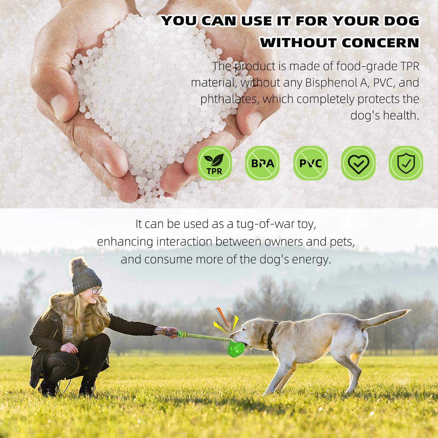 DtopbuyAge - Jouet de récupération pour chien avec corde DtopbuyAge - Image 6