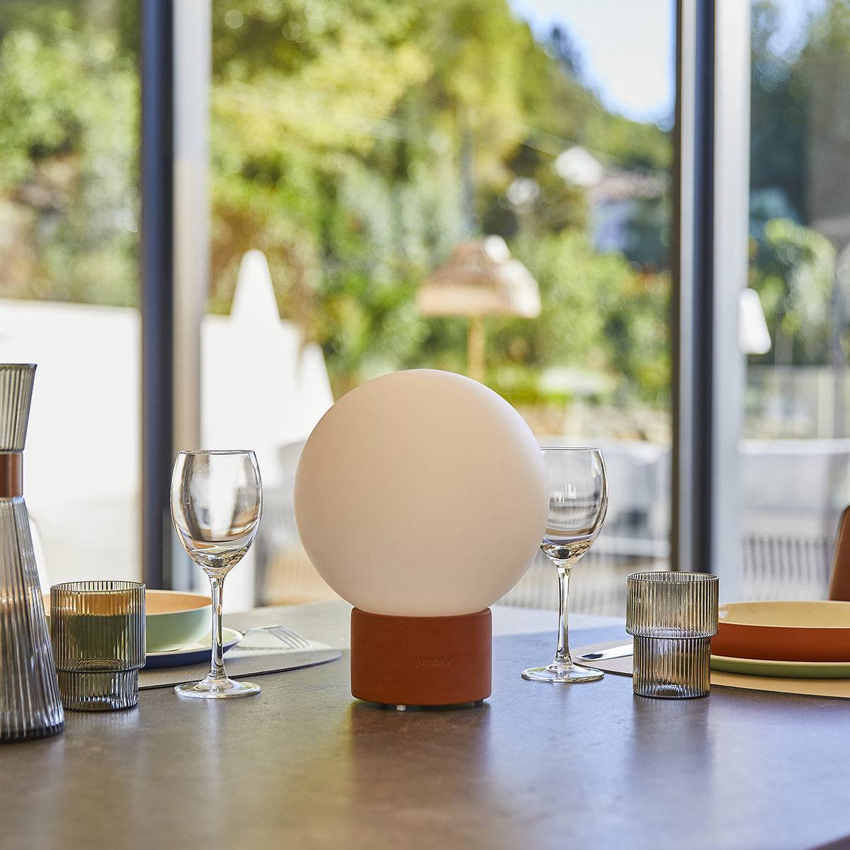 Lumisky - Lampe de table sans fil terre cuite TERRA H25cm - Imagen 3