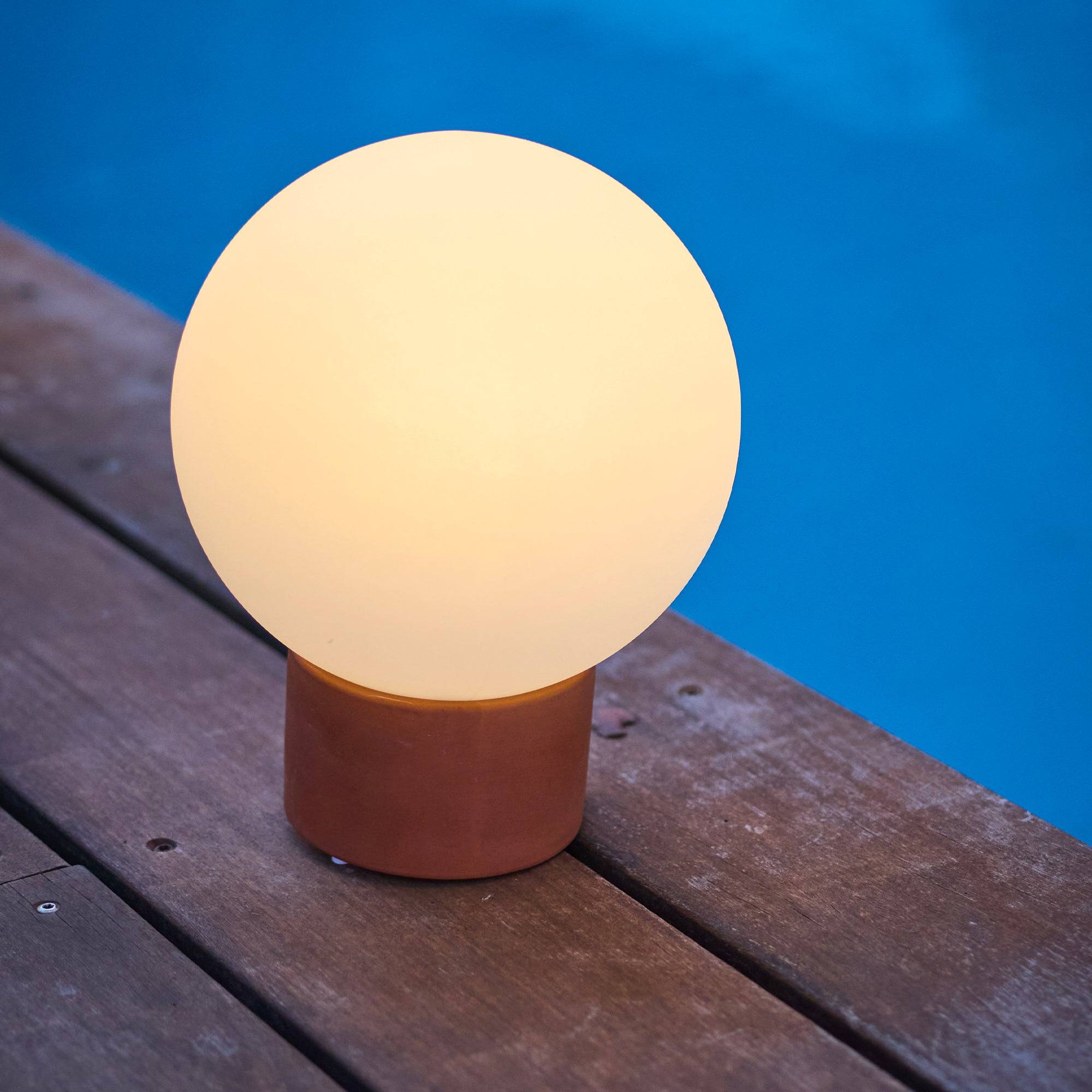 Lumisky - Lampe de table sans fil terre cuite TERRA H25cm - Imagen 2