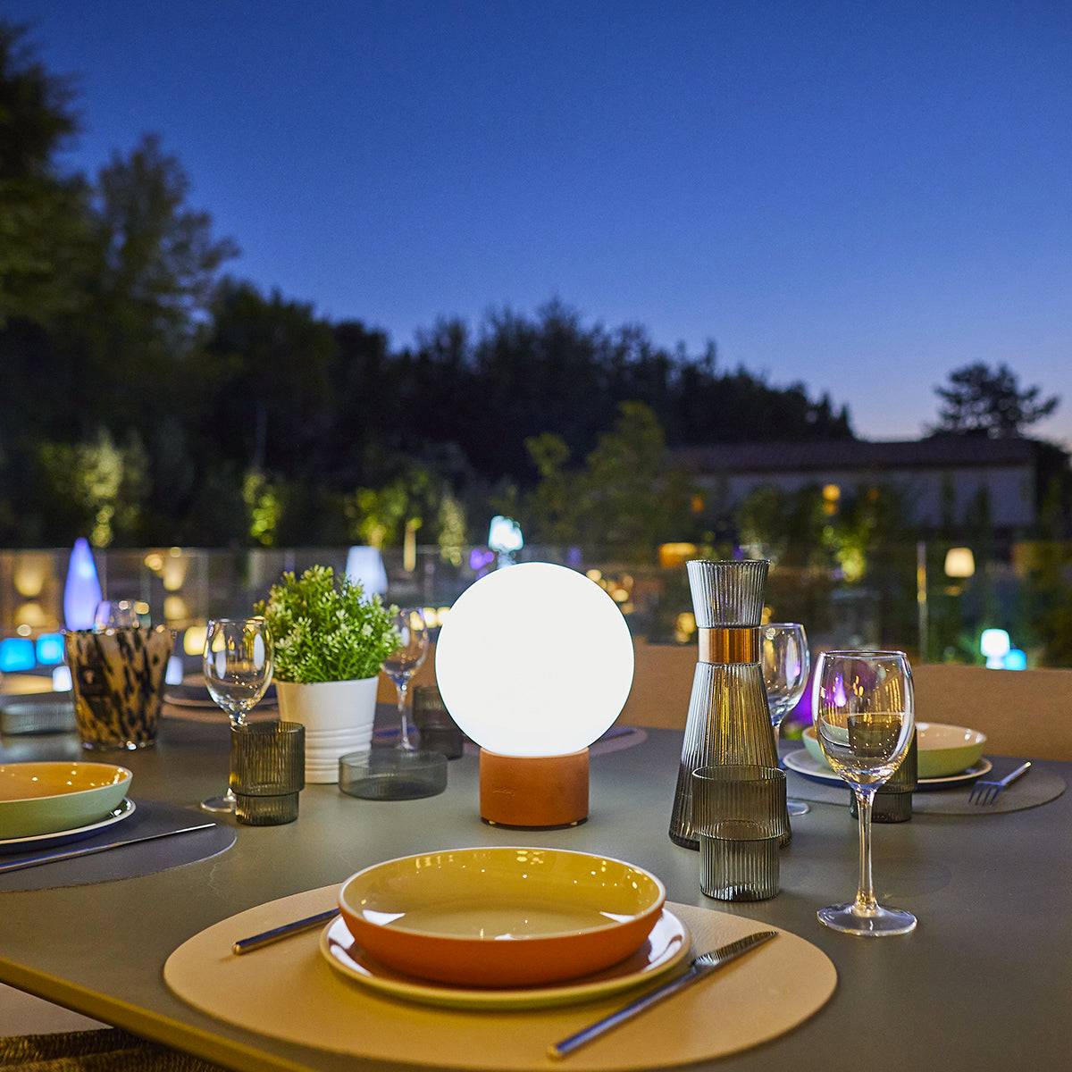 Lumisky - Lampe de table sans fil terre cuite TERRA H25cm - Imagen 5