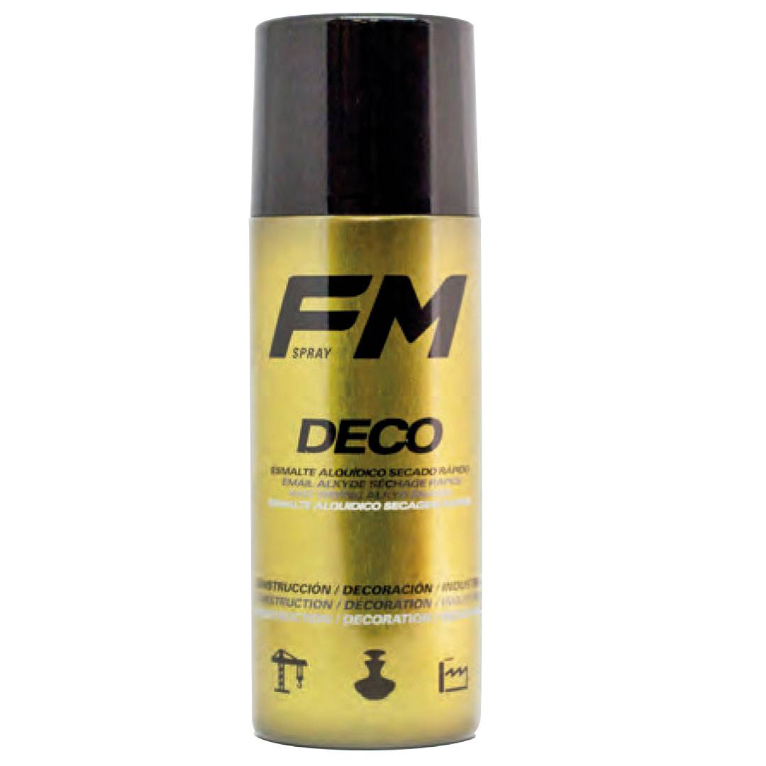 Bombe de peinture spray déco dorée 400ml - Image 1