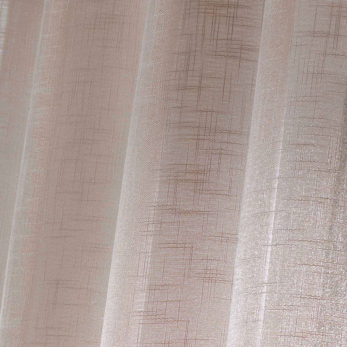 Rideau Voilage "Haltona" 140x240cm Noisette - Image 2