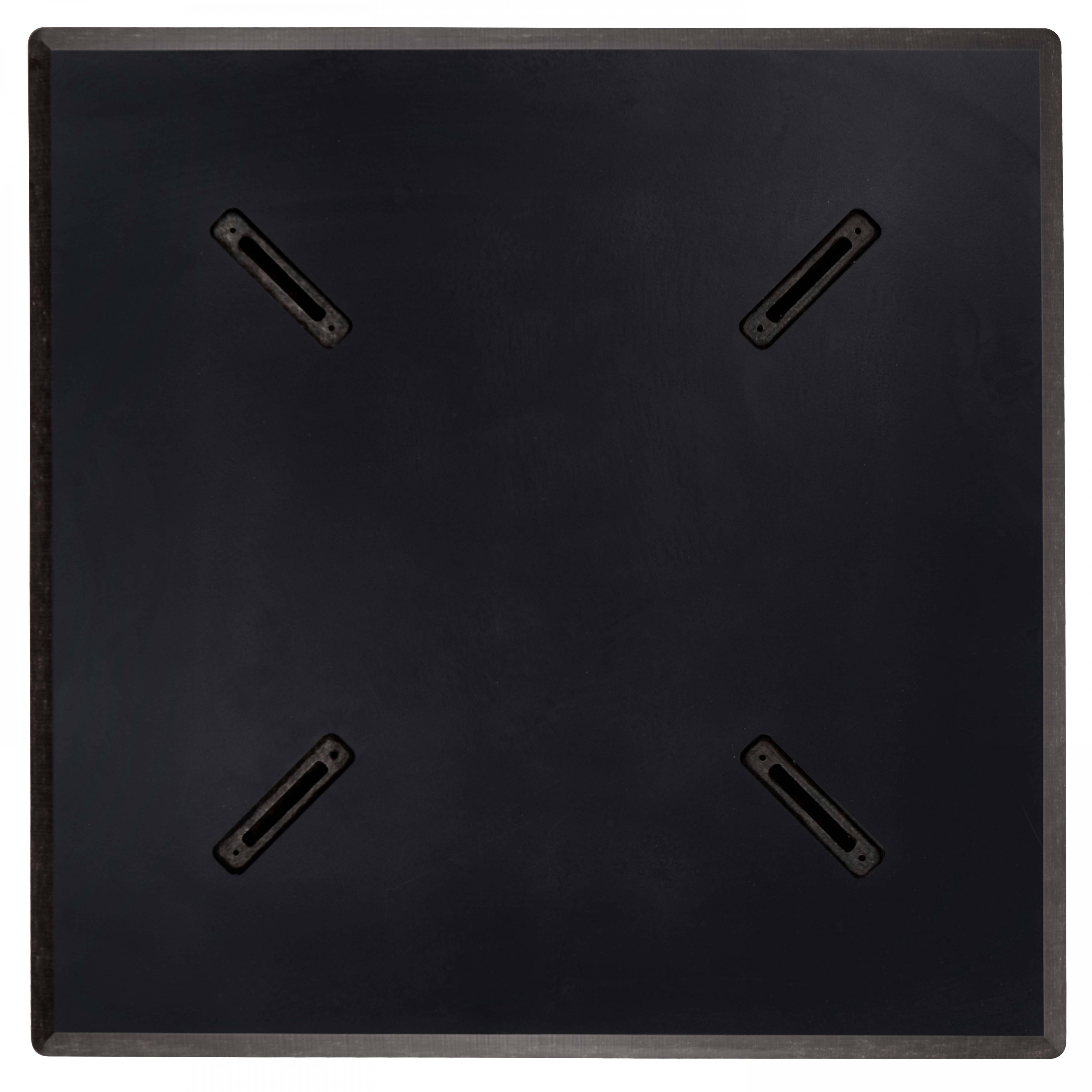 Oviala - Plateau de table stratifié 60x60 cm noir Opéra - Oviala - Imagen 5