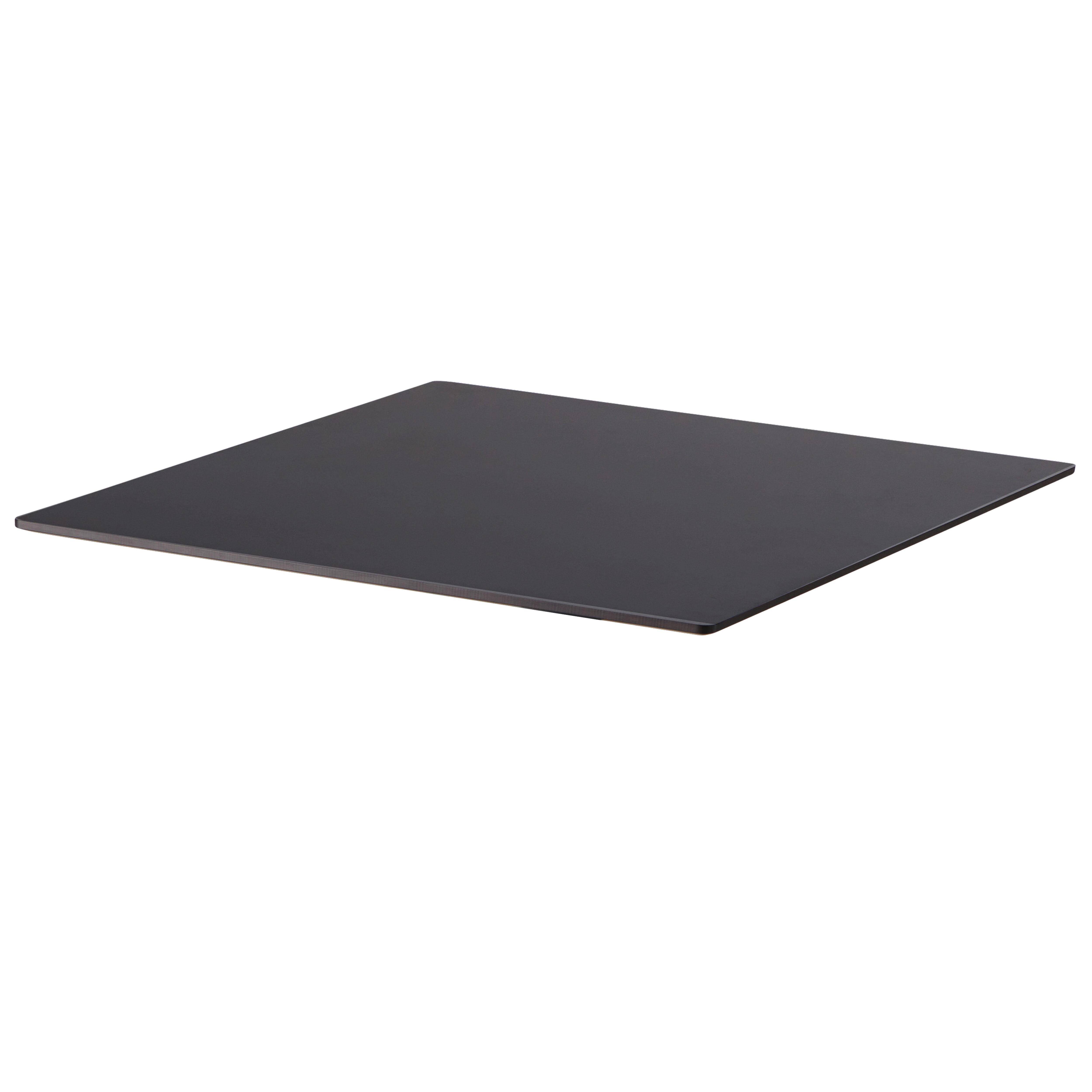 Oviala - Plateau de table stratifié 60x60 cm noir Opéra - Oviala - Imagen 1