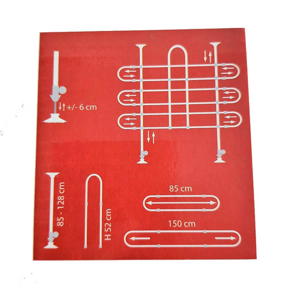 Grille de sécurité auto universelle réglable H85 à 128cm L85 à 150cm pour chien - Image 6