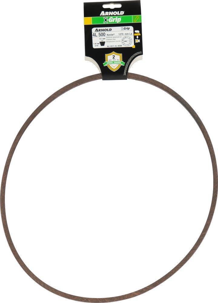 Arnold - Courroie trapézoïdale X-Grip V de type 4L500 Arnold - Imagen 1