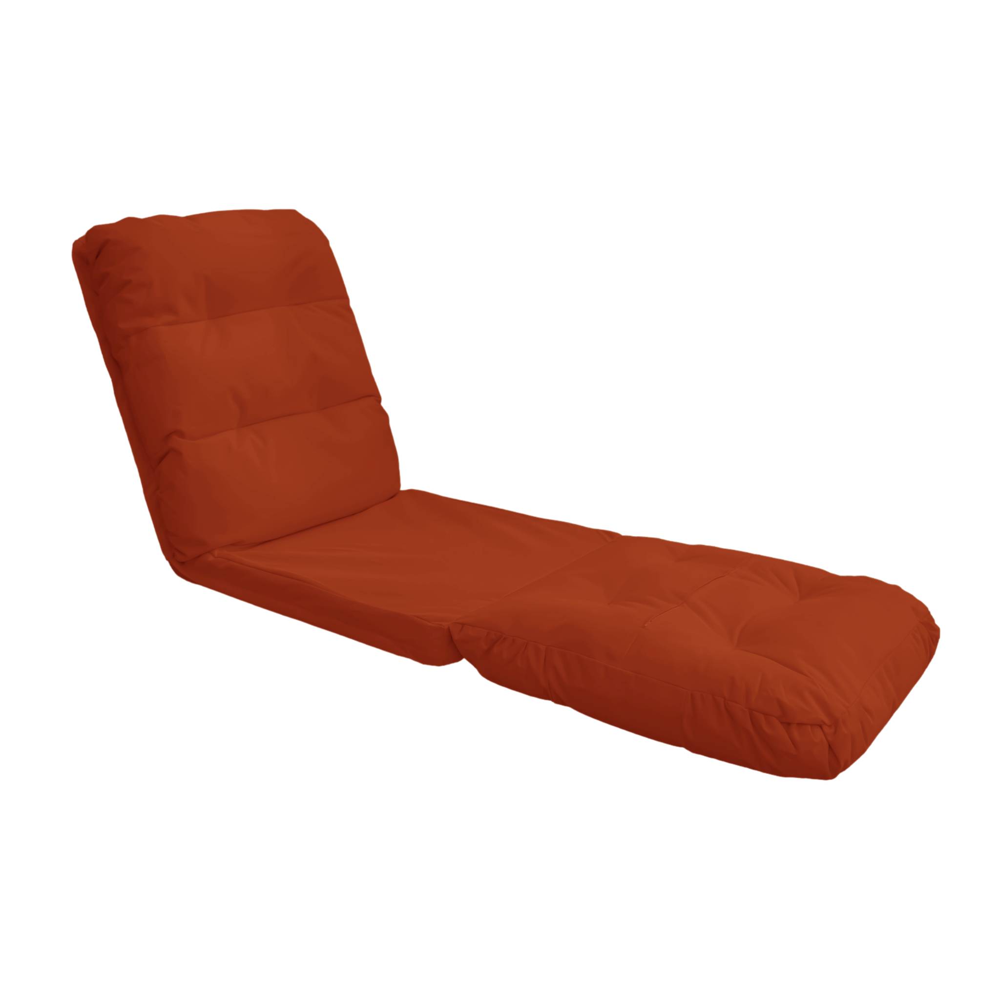 Fauteuil Convertible Réglable à 6 Positions 70x60cm Terracotta - Déco arts - Image 3