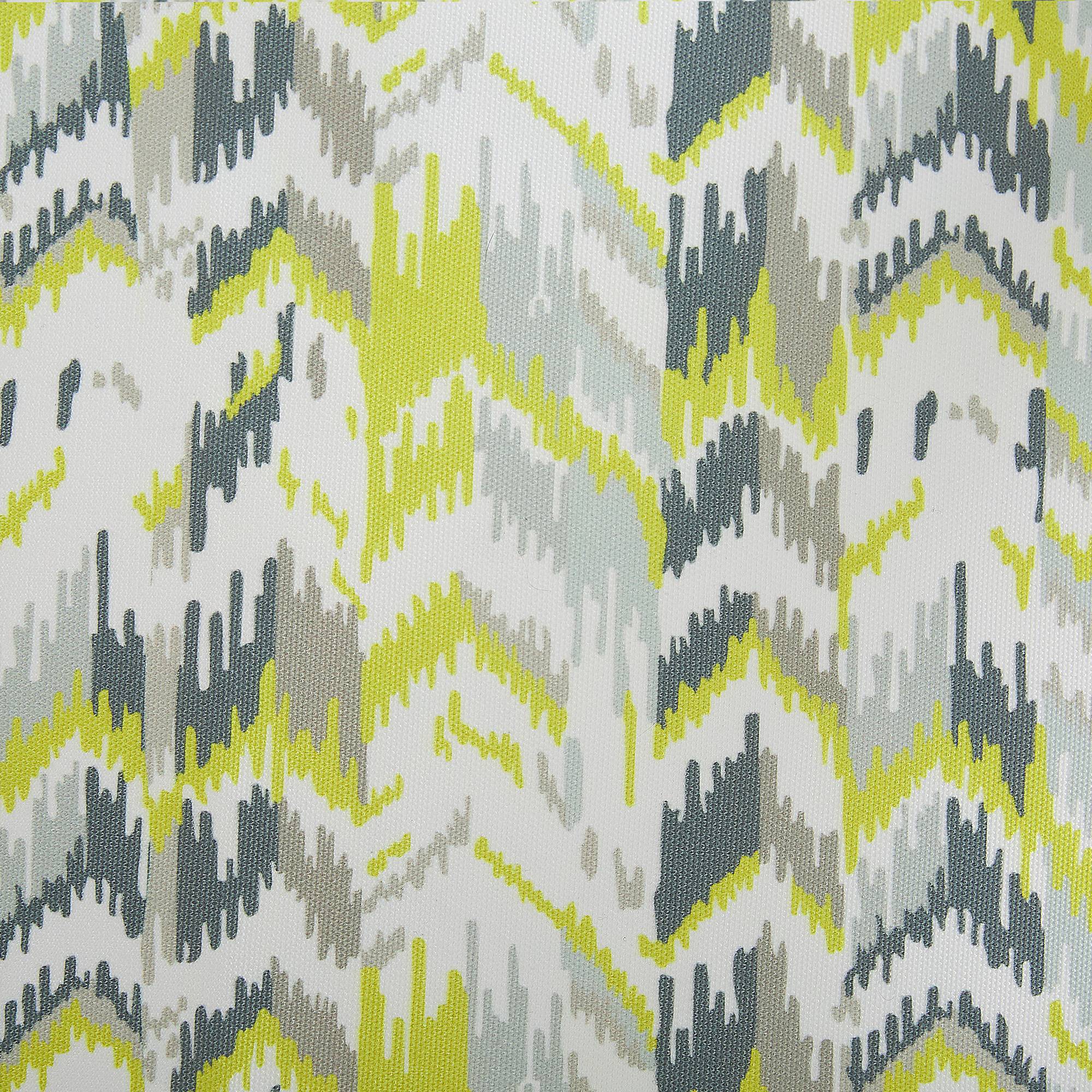 Beliani - 2 Transats Chaises Chiliennes Pliantes et Réglables en Bois d'Acacia Clair et Tissu Jaune et Gris avec Toiles de Remplacement - Imagen 9
