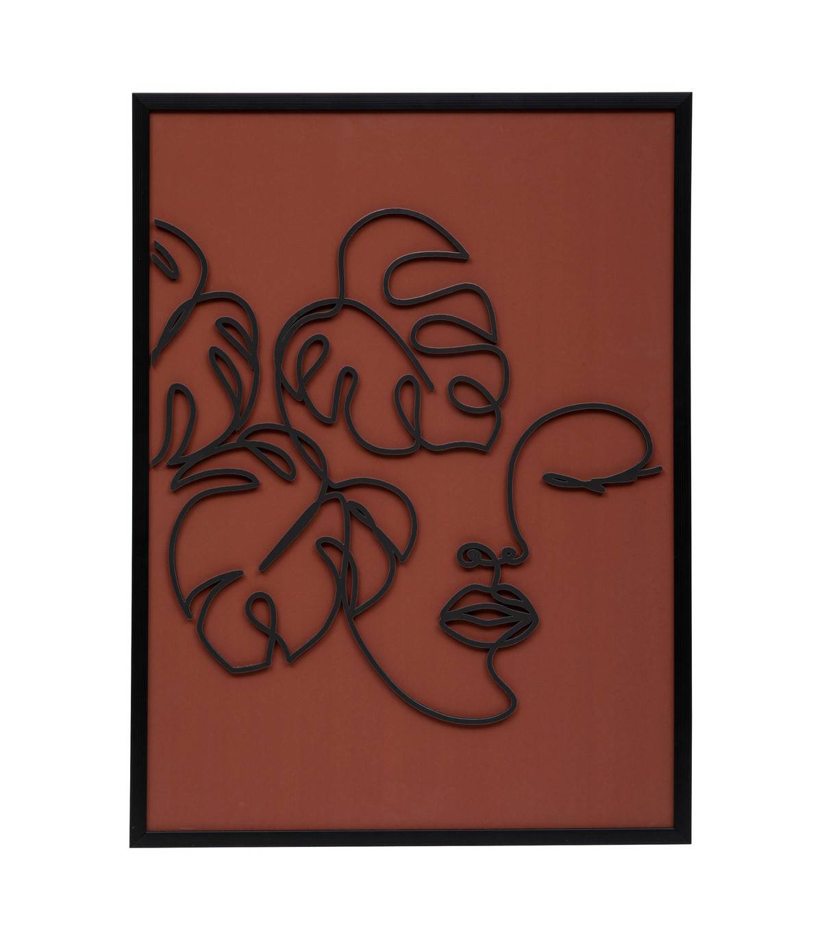 Tableau Toile murale imprimée et encadrée Portrait en relief 50 x 70 cm - Imagen 1