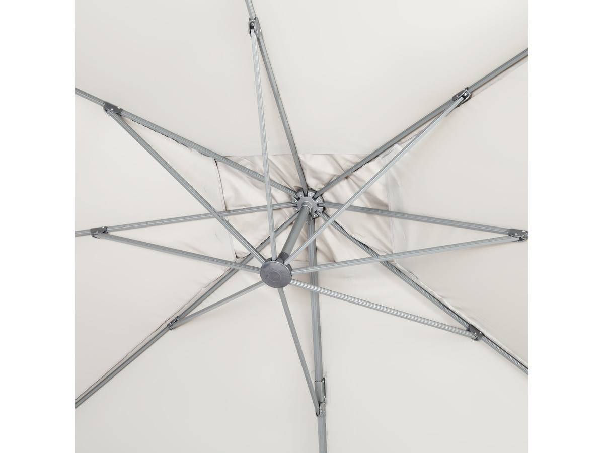 Habitat Et Jardin - Parasol Jardin Déporté Alu "sun 4 " - Rectangle - 3 X 4 M - Ecru - Dalles à Lester Incluses -habitat Et Jardin - Imagen 2