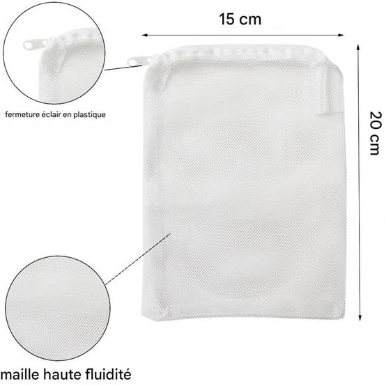 Lot de 10 sacs de filtre pour aquarium - Lytech - Image 5