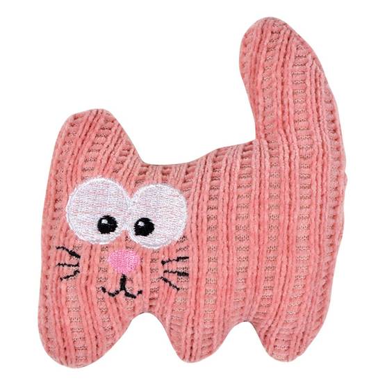 Love Story - Jouet Peluche pour Chat "Boho Cat" 12cm Bois de Rose - Image 1