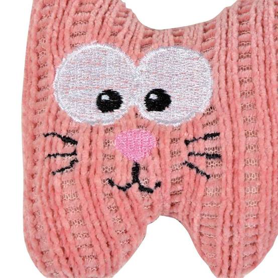 Love Story - Jouet Peluche pour Chat "Boho Cat" 12cm Bois de Rose - Image 2