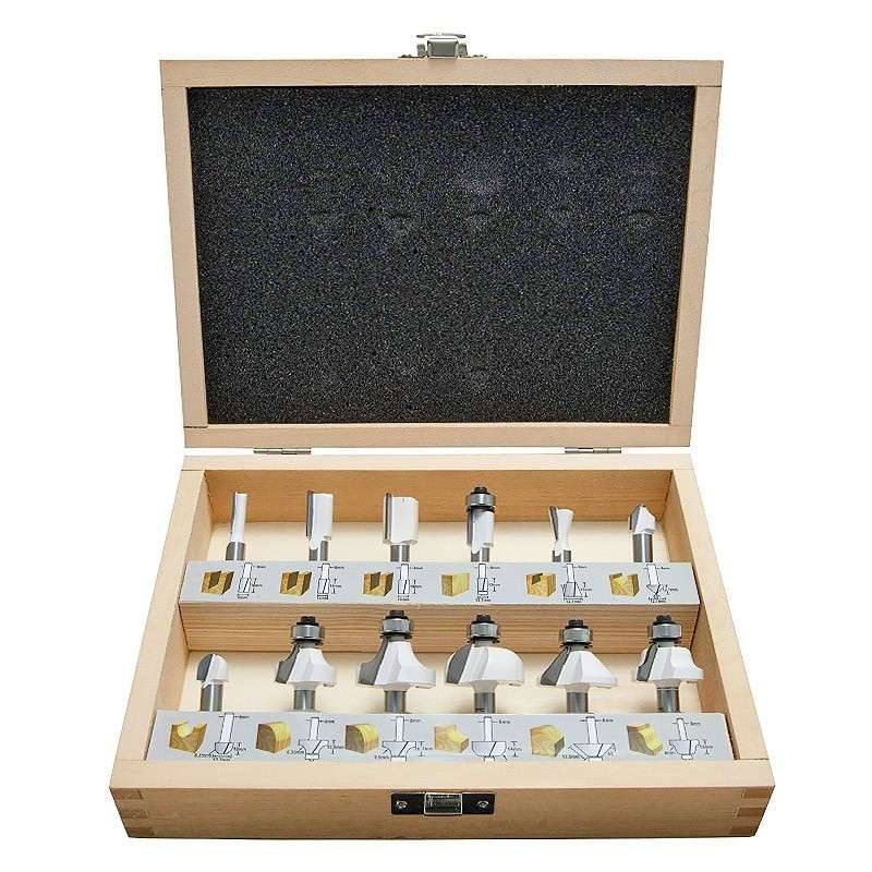 Makita - Coffret de 12 fraises à bois MAKITA D-53556 pour défonceuse (queue 8mm) Makita