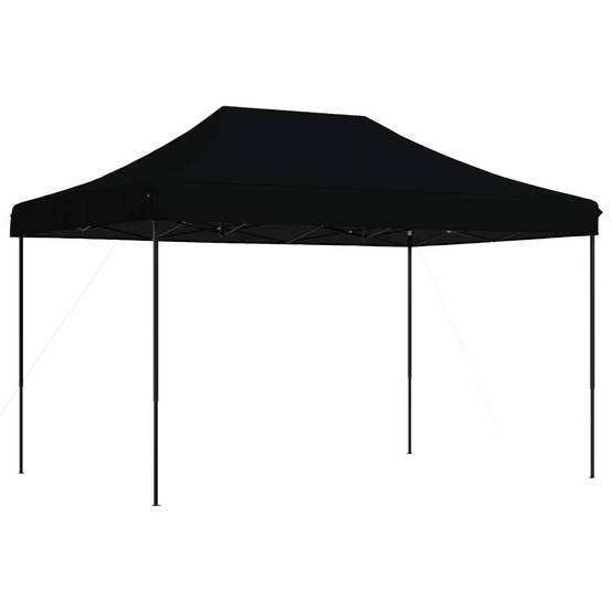 ComfortXL - Tente de réception Tissu Oxford pour événements extérieurs auvent pliable 279x410cm Noir - ComfortXL Outdoor Living - Image 2